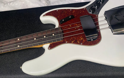 NEW! Fender Custom Shop 64 Jazz Bass NOS - Olympic White - 9.7 lbs - Authorized Dealer - G07794