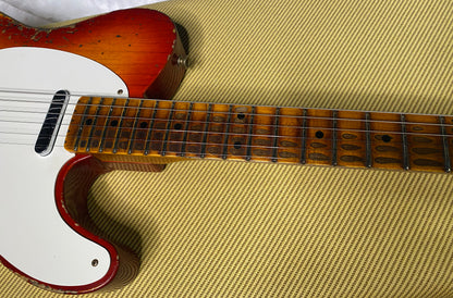 NEW! Fender 1957 Telecaster Custom Shop Reissue - Super Heavy Relic - Limited Edition - Aged Cherry Sunburst - Only 7 lbs - Handwound PIck-Ups - Authorized Dealer - G06375