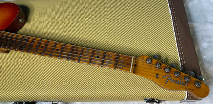 NEW! Fender 1957 Telecaster Custom Shop Reissue - Super Heavy Relic - Limited Edition - Aged Cherry Sunburst - Only 7 lbs - Handwound PIck-Ups - Authorized Dealer - G06375