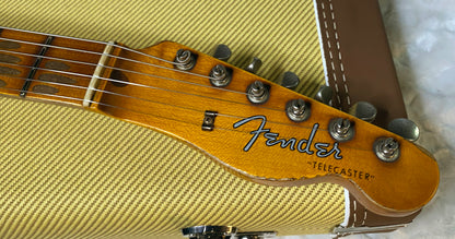 NEW! Fender 1957 Telecaster Custom Shop Reissue - Super Heavy Relic - Limited Edition - Aged Cherry Sunburst - Only 7 lbs - Handwound PIck-Ups - Authorized Dealer - G06375