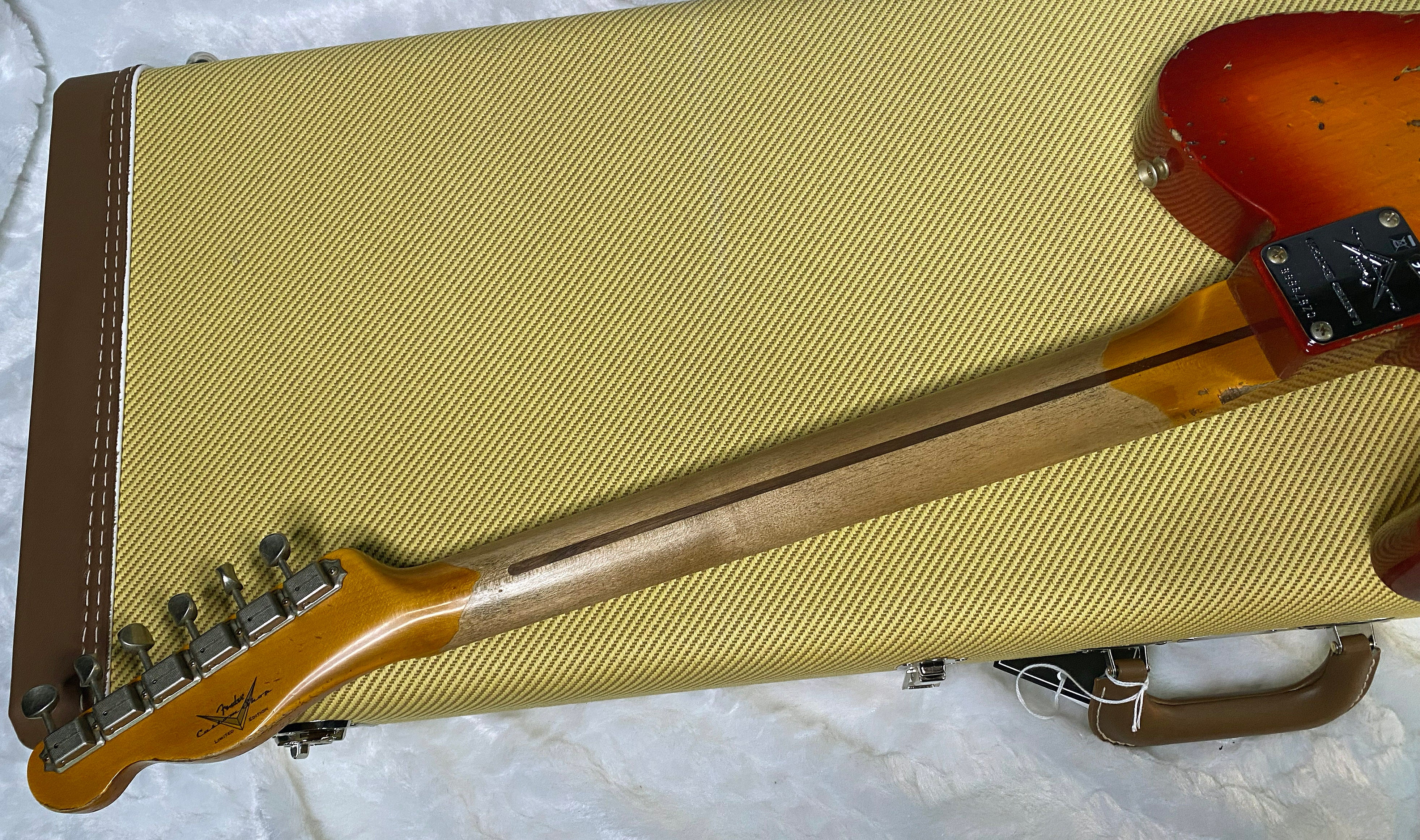 NEW! Fender 1957 Telecaster Custom Shop Reissue - Super Heavy Relic - Limited Edition - Aged Cherry Sunburst - Only 7 lbs - Handwound PIck-Ups - Authorized Dealer - G06375