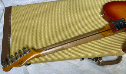 NEW! Fender 1957 Telecaster Custom Shop Reissue - Super Heavy Relic - Limited Edition - Aged Cherry Sunburst - Only 7 lbs - Handwound PIck-Ups - Authorized Dealer - G06375