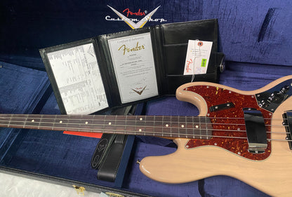 NEW! Fender Custom Shop 64 Jazz Bass NOS - Dirty White Blonde - Ash Body - 9.2 lbs - Authorized Dealer - G07792