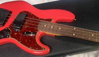 NEW! Fender Custom Shop 64 Jazz Bass Journeyman Relic - Fiesta Red - 9.4 lbs - Authorized Dealer - G07793