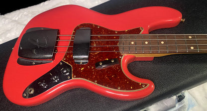 NEW! Fender Custom Shop 64 Jazz Bass Journeyman Relic - Fiesta Red - 9.4 lbs - Authorized Dealer - G07793