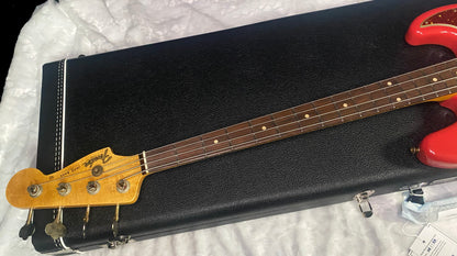 NEW! Fender Custom Shop 64 Jazz Bass Journeyman Relic - Fiesta Red - 9.4 lbs - Authorized Dealer - G07793
