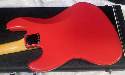 NEW! Fender Custom Shop 64 Jazz Bass Journeyman Relic - Fiesta Red - 9.4 lbs - Authorized Dealer - G07793