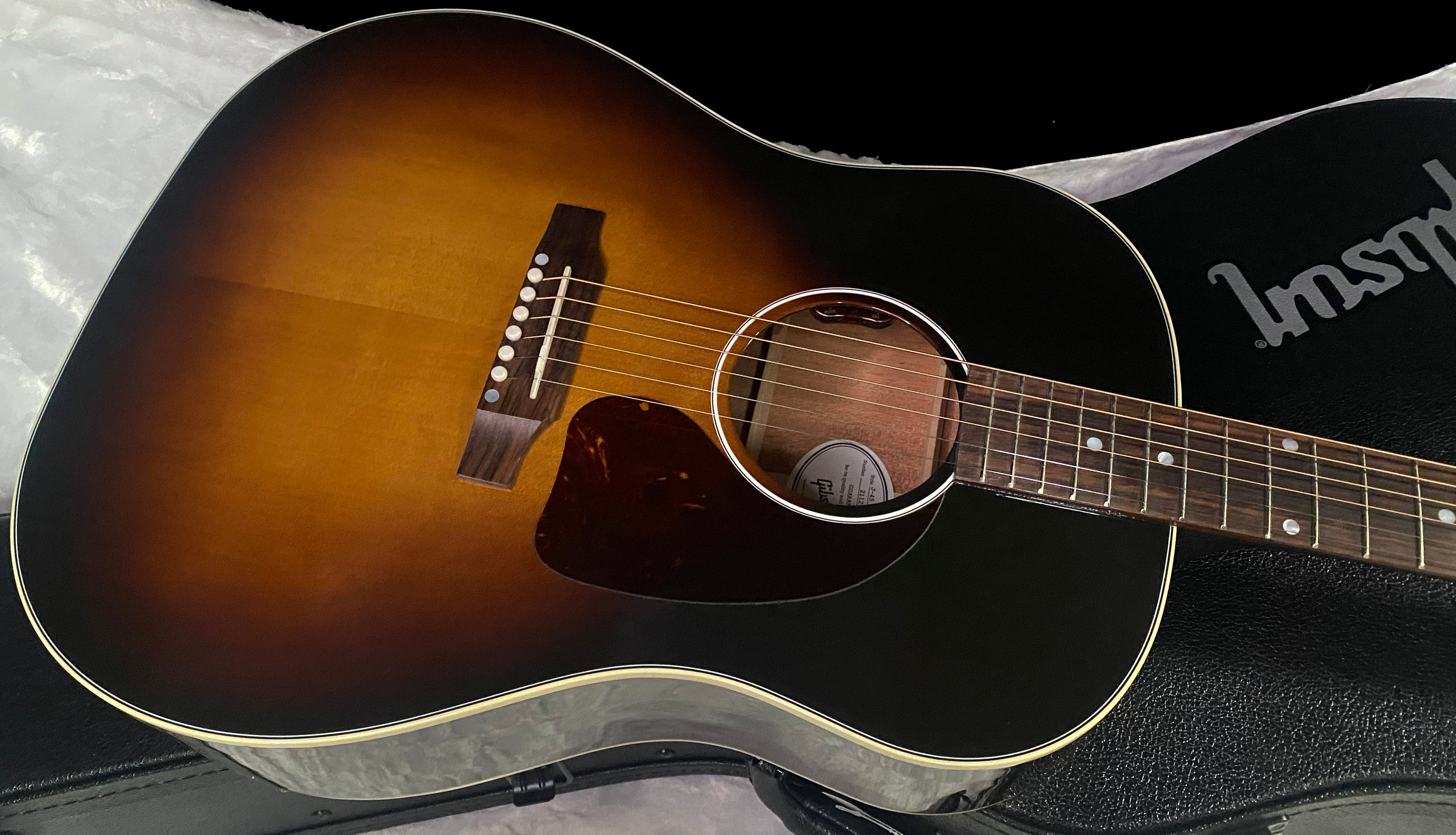 NEW! Gibson J-45 Standard Acoustic Electric Guitar - Vintage Sunburst - Authorized Dealer - 4.75lbs - G07091