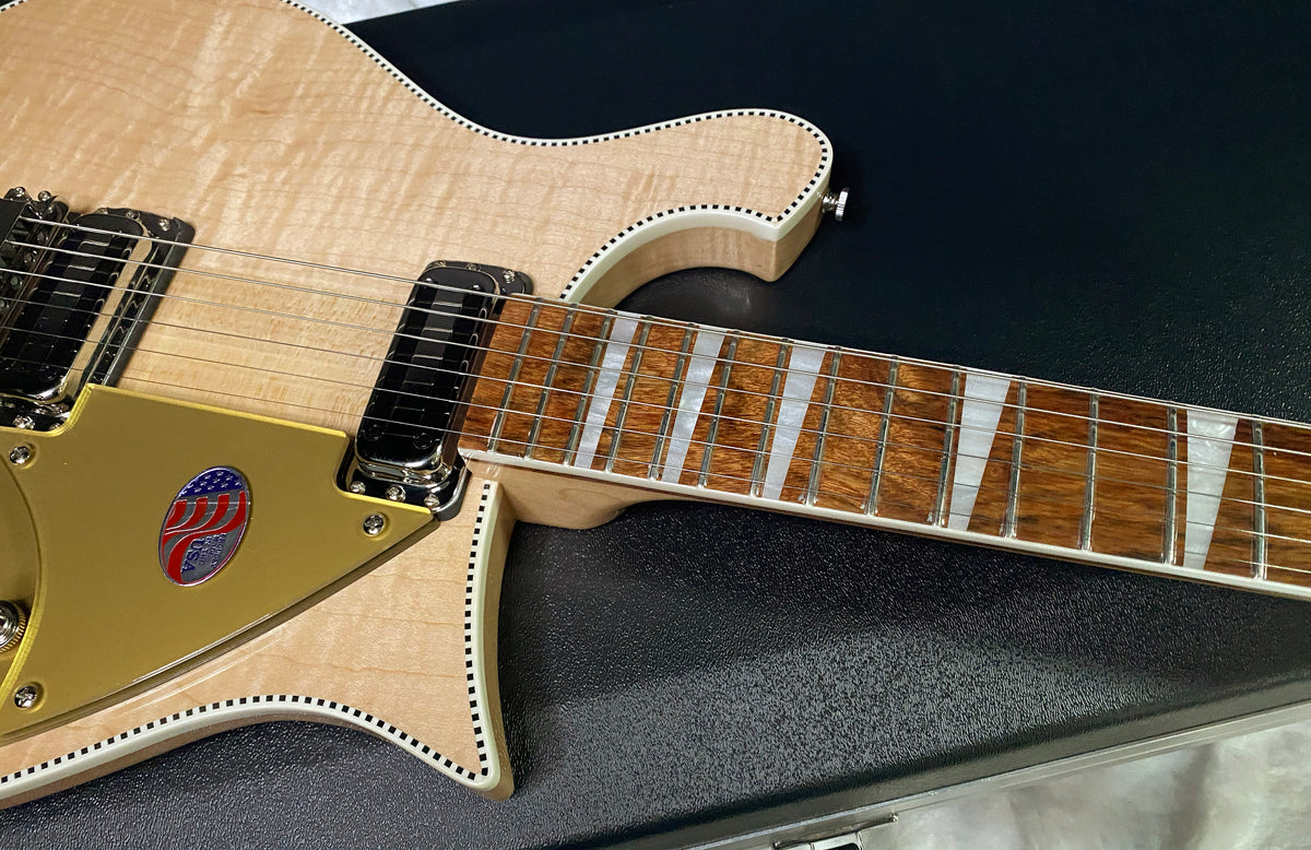 NEW ! Rickenbacker 660 Electric Guitar - Maple Glo - 7.4 lbs - Authorized Dealer - In-Stock! G07796