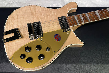 NEW ! Rickenbacker 660 Electric Guitar - Maple Glo - 7.4 lbs - Authorized Dealer - In-Stock! G07796