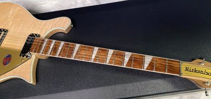NEW ! Rickenbacker 660 Electric Guitar - Maple Glo - 7.4 lbs - Authorized Dealer - In-Stock! G07796