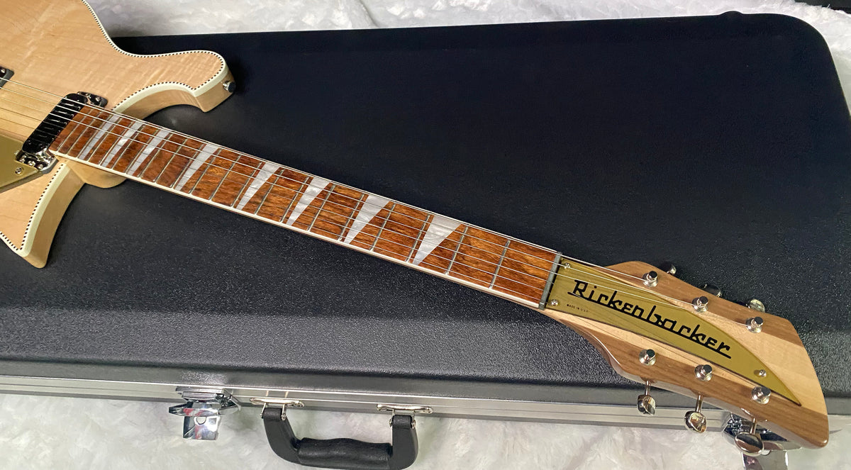 NEW ! Rickenbacker 660 Electric Guitar - Maple Glo - 7.4 lbs - Authorized Dealer - In-Stock! G07796