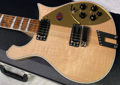 NEW ! Rickenbacker 660 Electric Guitar - Maple Glo - 7.4 lbs - Authorized Dealer - In-Stock! G07796