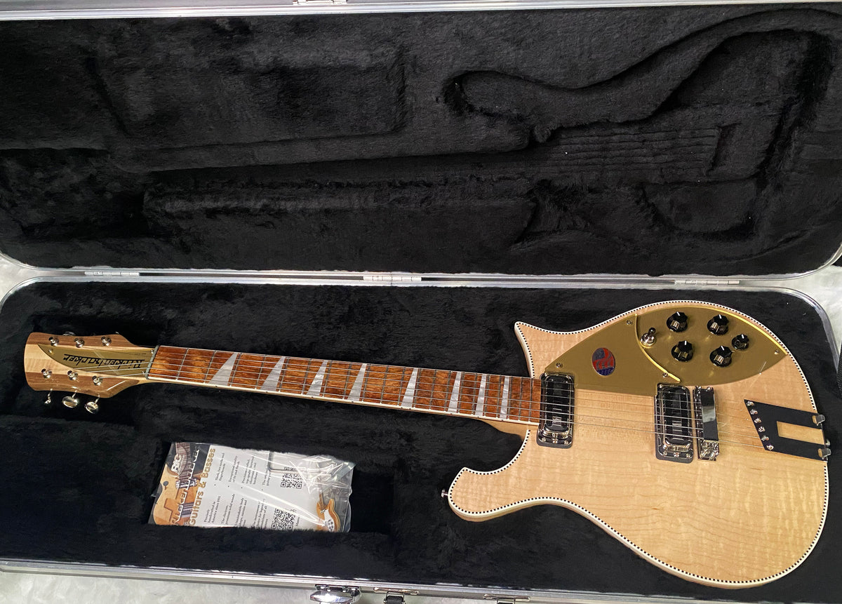NEW ! Rickenbacker 660 Electric Guitar - Maple Glo - 7.4 lbs - Authorized Dealer - In-Stock! G07796