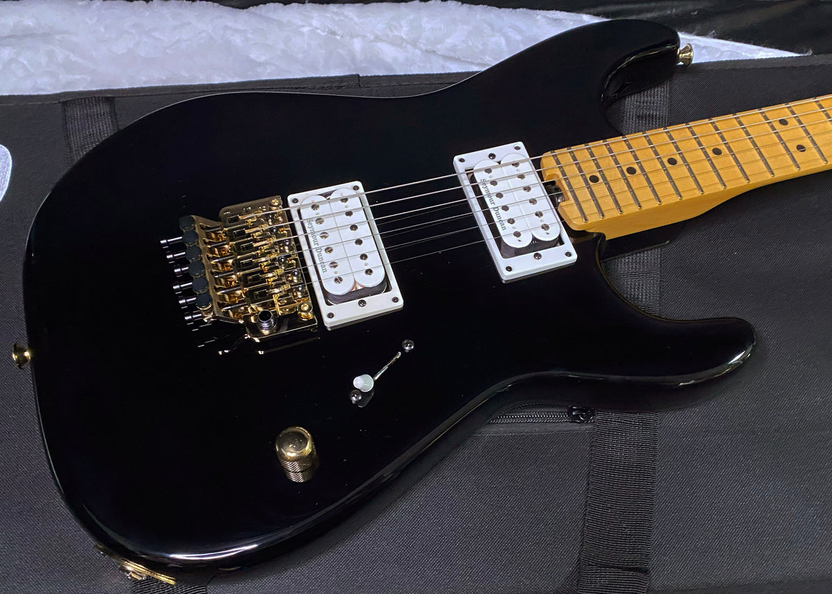 NEW! Charvel American Neo-Classic San Dimas SD1 HH FR - Floyd Rose - Seymour Duncan Pick-UPs - Gloss Black - Authorized Dealer - 8.1 lbs - G07797