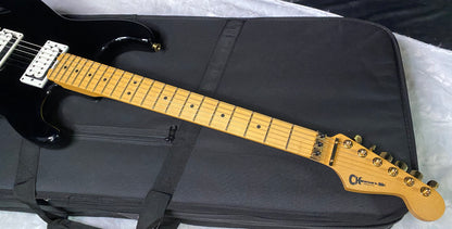 NEW! Charvel American Neo-Classic San Dimas SD1 HH FR - Floyd Rose - Seymour Duncan Pick-UPs - Gloss Black - Authorized Dealer - 8.1 lbs - G07797