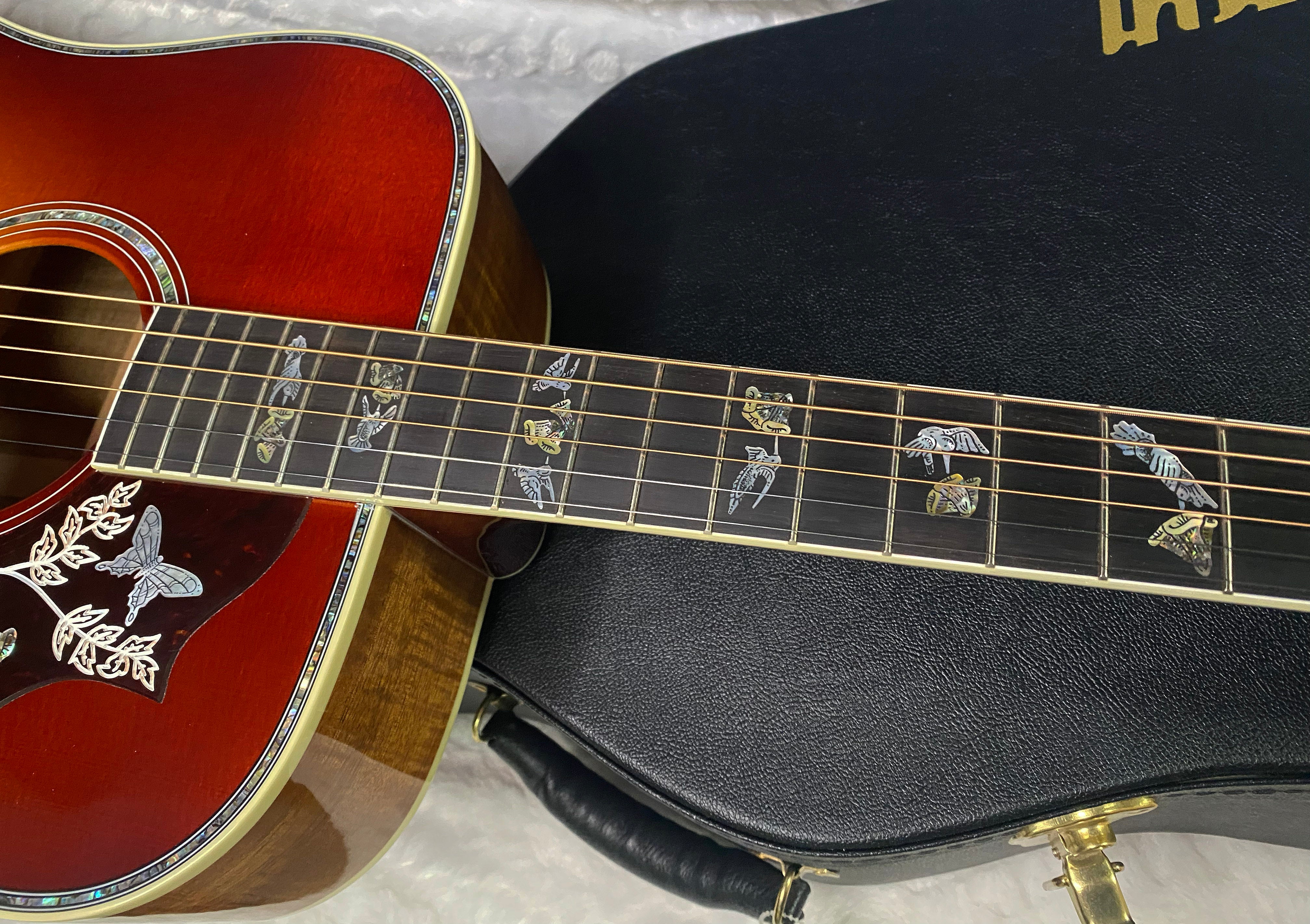 NEW! Gibson Hummingbird Custom Koa - Dealer Select - Autumnburst - Authorized Dealer - Custom Shop - 4.75 lbs - G07088
