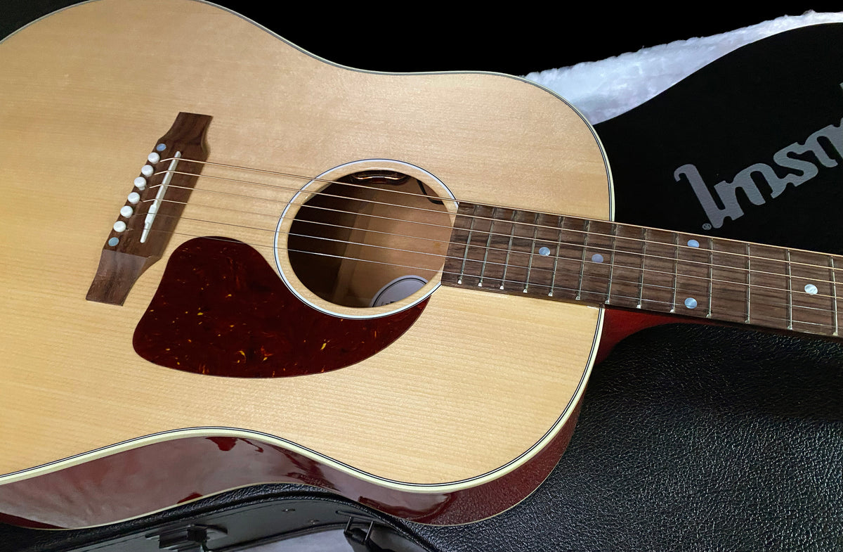 NEW ! Gibson Acoustic J-45 Standard Acoustic Electric Guitar - Natural Gloss Cherry Back - 4.35lbs - Authorized Dealer - G07807