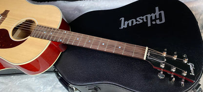 NEW ! Gibson Acoustic J-45 Standard Acoustic Electric Guitar - Natural Gloss Cherry Back - 4.35lbs - Authorized Dealer - G07807