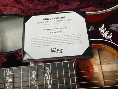 NEW! Gibson Hummingbird Custom Koa - Dealer Select - Autumnburst - Authorized Dealer - Custom Shop - 4.75 lbs - G07088