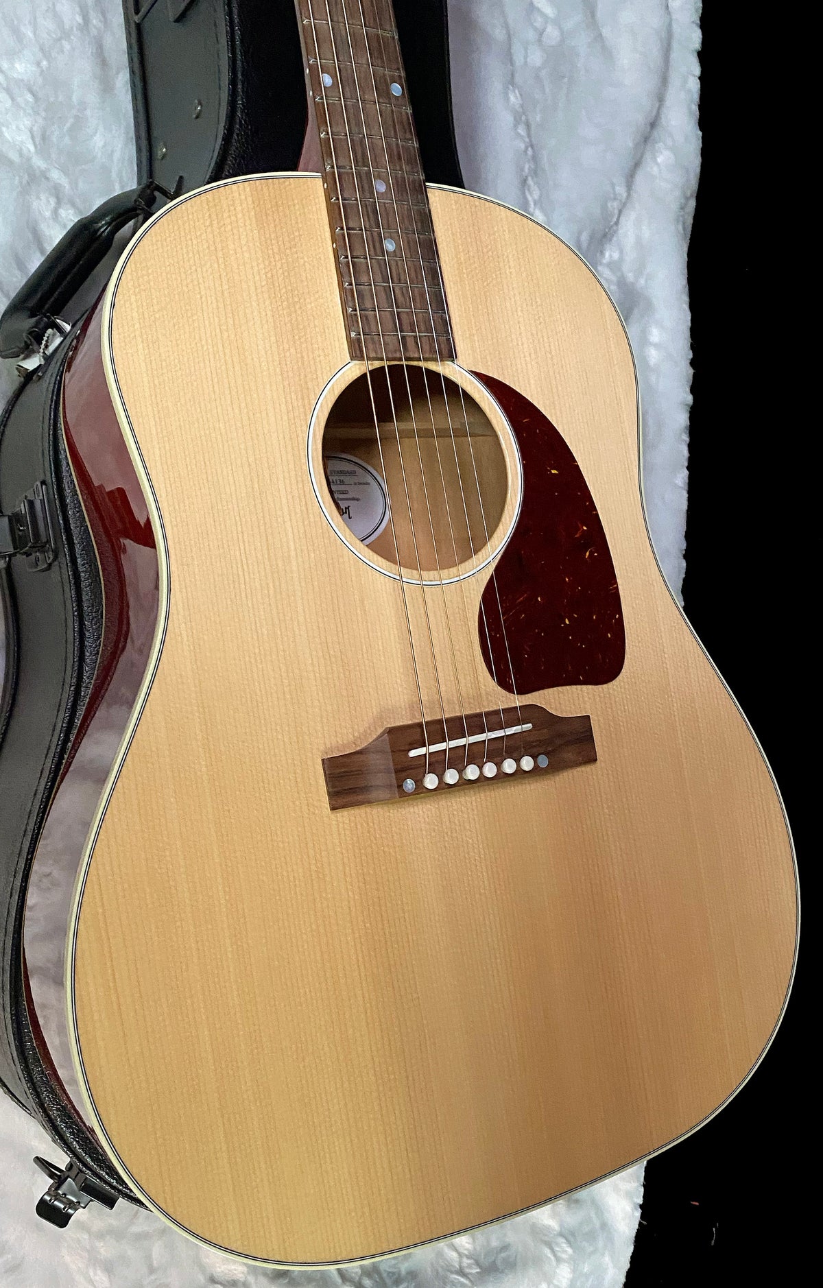 NEW ! Gibson Acoustic J-45 Standard Acoustic Electric Guitar - Natural Gloss Cherry Back - 4.35lbs - Authorized Dealer - G07807