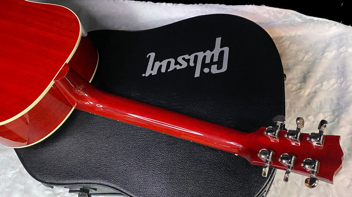 NEW ! Gibson Acoustic J-45 Standard Acoustic Electric Guitar - Natural Gloss Cherry Back - 4.35lbs - Authorized Dealer - G07807