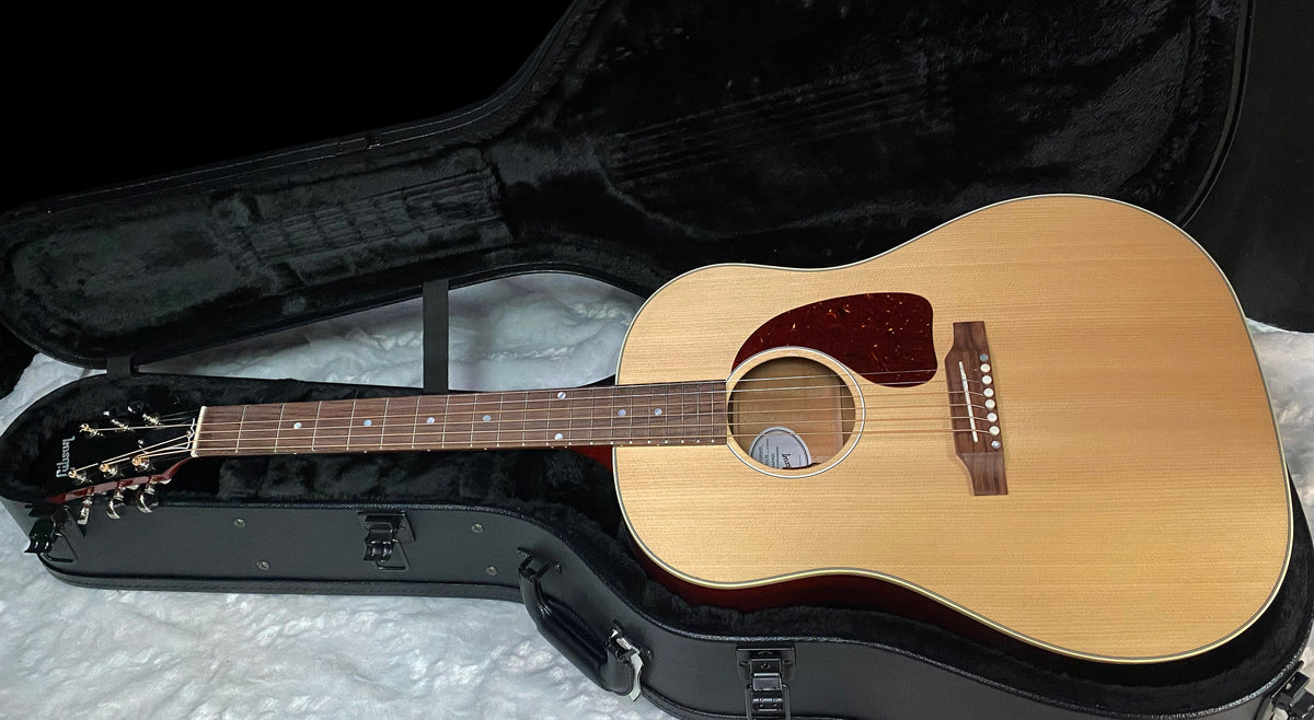 NEW ! Gibson Acoustic J-45 Standard Acoustic Electric Guitar - Natural Gloss Cherry Back - 4.35lbs - Authorized Dealer - G07807