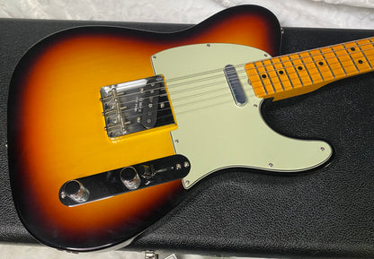 NEW! Fender Custom Shop Flamethrower Telecaster Custom - NOS - Modern Specs - Texas Special Pick-Ups - AAAA Flamed Neck - 3-Tone Sunburst - Authorized Dealer - 7.55lbs - G07106