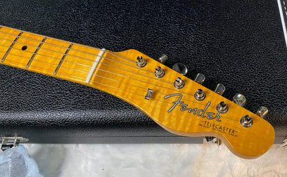 NEW! Fender Custom Shop Flamethrower Telecaster Custom - NOS - Modern Specs - Texas Special Pick-Ups - AAAA Flamed Neck - 3-Tone Sunburst - Authorized Dealer - 7.55lbs - G07106