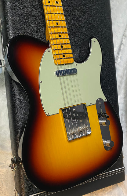 NEW! Fender Custom Shop Flamethrower Telecaster Custom - NOS - Modern Specs - Texas Special Pick-Ups - AAAA Flamed Neck - 3-Tone Sunburst - Authorized Dealer - 7.55lbs - G07106