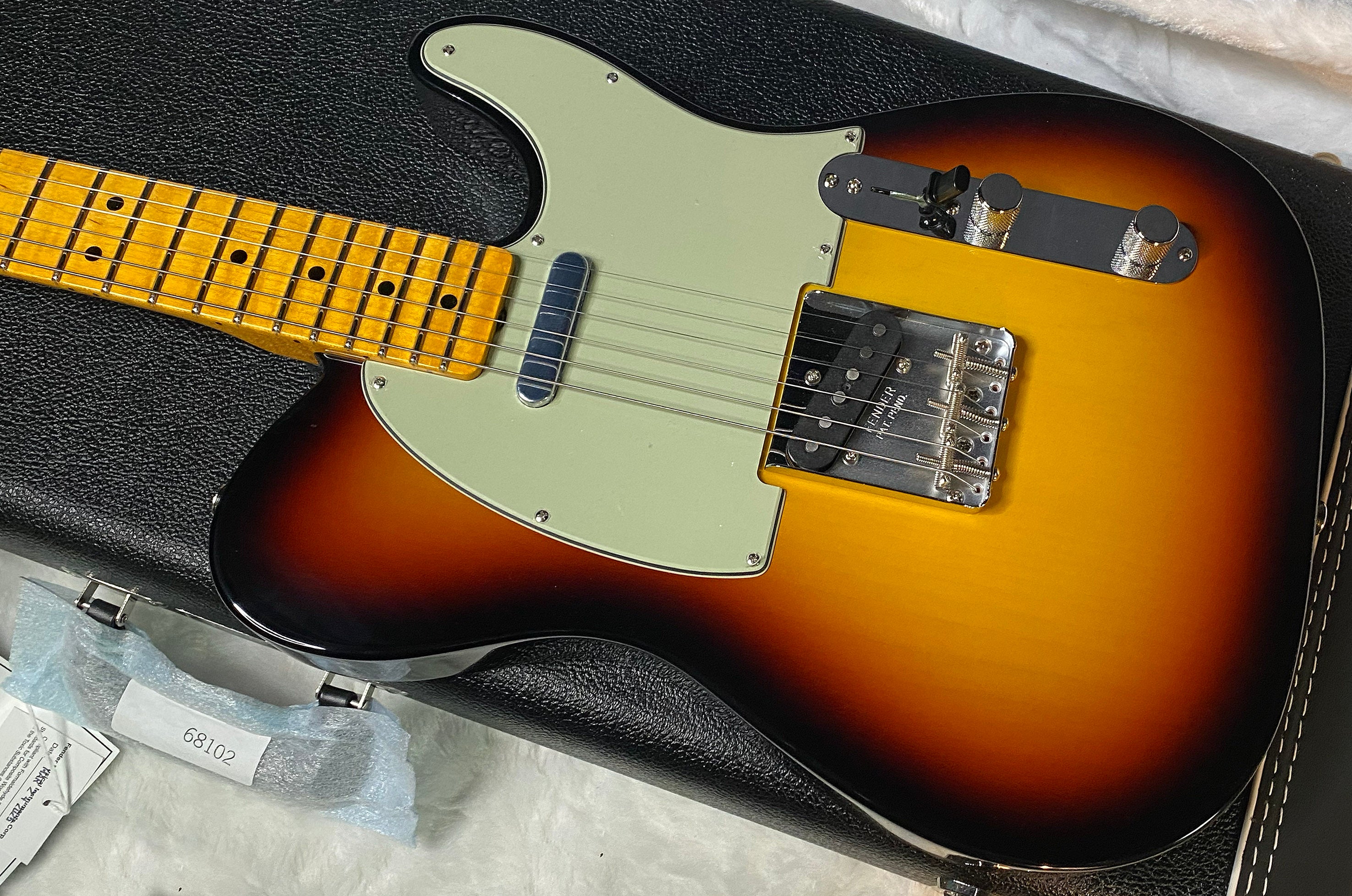 NEW! Fender Custom Shop Flamethrower Telecaster Custom - NOS - Modern Specs - Texas Special Pick-Ups - AAAA Flamed Neck - 3-Tone Sunburst - Authorized Dealer - 7.55lbs - G07106