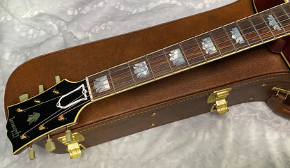 NEW! ! Gibson Custom Acoustic SJ-200 Custom Shop Acoustic-Electric Guitar - Burgundy Mist - Authorized Dealer - 5 lbs - G07806