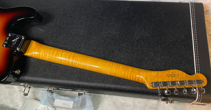 NEW! Fender Custom Shop Flamethrower Telecaster Custom - NOS - Modern Specs - Texas Special Pick-Ups - AAAA Flamed Neck - 3-Tone Sunburst - Authorized Dealer - 7.55lbs - G07106