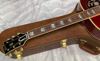 NEW! ! Gibson Custom Acoustic SJ-200 Custom Shop Acoustic-Electric Guitar - Burgundy Mist - Authorized Dealer - 4.9 lbs - G07805