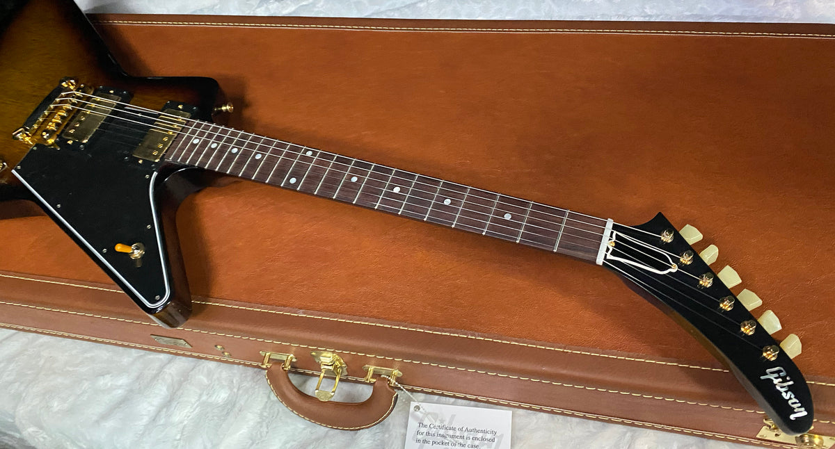 NEW! Gibson Custom 1958 Korina Explorer Reissue Electric Guitar - Vintage Sunburst VOS - Authorized Dealer - G07809