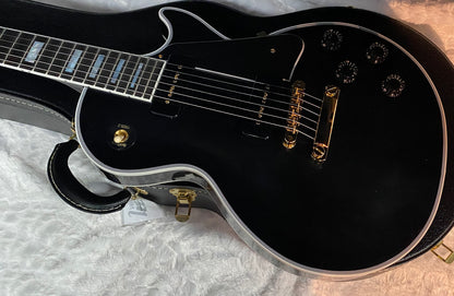 NEW! Gibson Les Paul Custom - Dealer Select - P90 Pick-Ups - VOS Ebony Finish - Custom Shop M2M - Authorized Dealer - 10.3 lbs - G07097
