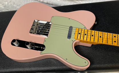 NEW! Fender Custom Shop Flamethrower Telecaster Custom - NOS - Modern Specs - Texas Special Pick-Ups - AAAA Flamed Neck - Shell Pink - Authorized Dealer - 7.5lbs - G07105