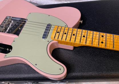 NEW! Fender Custom Shop Flamethrower Telecaster Custom - NOS - Modern Specs - Texas Special Pick-Ups - AAAA Flamed Neck - Shell Pink - Authorized Dealer - 7.5lbs - G07105
