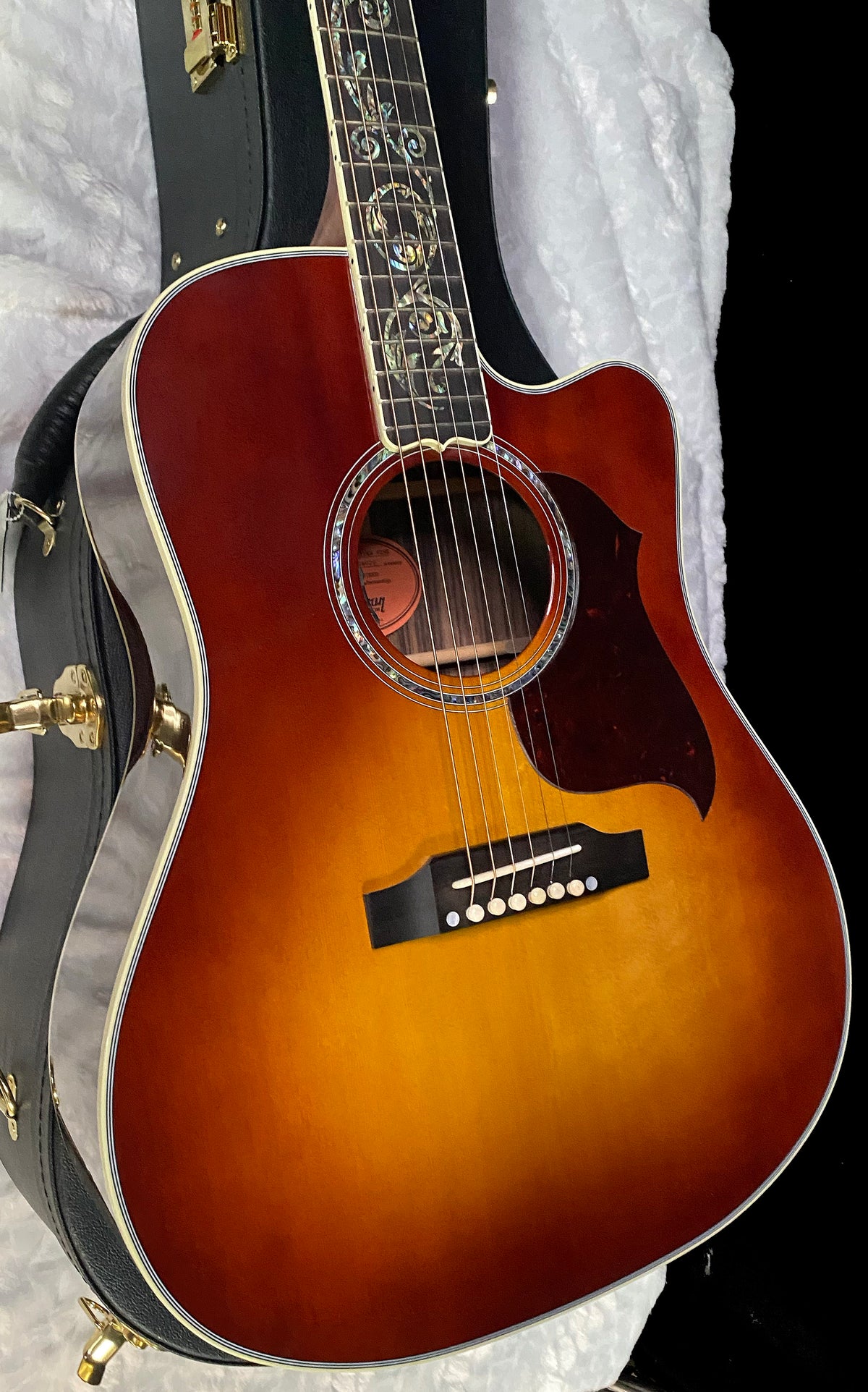 NEW! Gibson Acoustic Songwriter Custom EC Vine Acoustic-Electric Guitar - Rosewood Burst - Greatest Hits II - Authorized Dealer - G07801