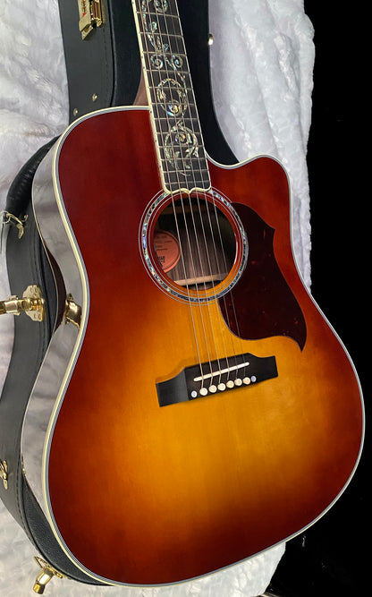 NEW! Gibson Acoustic Songwriter Custom EC Vine Acoustic-Electric Guitar - Rosewood Burst - Greatest Hits II - Authorized Dealer - G07801