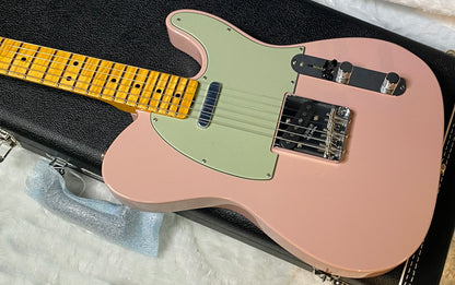 NEW! Fender Custom Shop Flamethrower Telecaster Custom - NOS - Modern Specs - Texas Special Pick-Ups - AAAA Flamed Neck - Shell Pink - Authorized Dealer - 7.5lbs - G07105