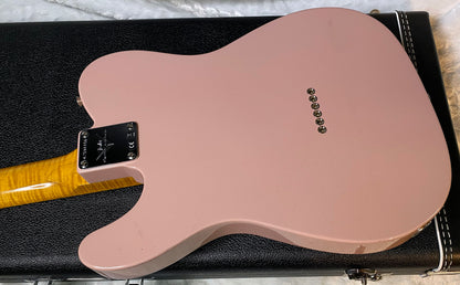 NEW! Fender Custom Shop Flamethrower Telecaster Custom - NOS - Modern Specs - Texas Special Pick-Ups - AAAA Flamed Neck - Shell Pink - Authorized Dealer - 7.5lbs - G07105