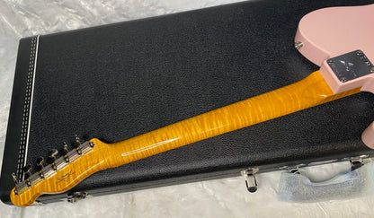 NEW! Fender Custom Shop Flamethrower Telecaster Custom - NOS - Modern Specs - Texas Special Pick-Ups - AAAA Flamed Neck - Shell Pink - Authorized Dealer - 7.5lbs - G07105