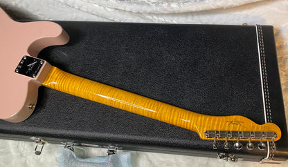 NEW! Fender Custom Shop Flamethrower Telecaster Custom - NOS - Modern Specs - Texas Special Pick-Ups - AAAA Flamed Neck - Shell Pink - Authorized Dealer - 7.5lbs - G07105