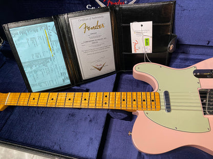 NEW! Fender Custom Shop Flamethrower Telecaster Custom - NOS - Modern Specs - Texas Special Pick-Ups - AAAA Flamed Neck - Shell Pink - Authorized Dealer - 7.5lbs - G07105