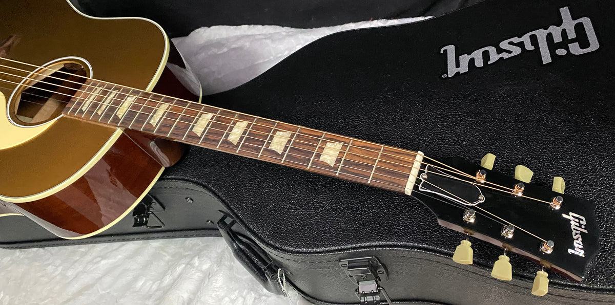 NEW! Gibson Acoustic J-45 Gold Top Acoustic-Electric Guitar - Gold Top - Custom Shop - Limited Edition - 4.1lbs - Authorized Dealer - G07802