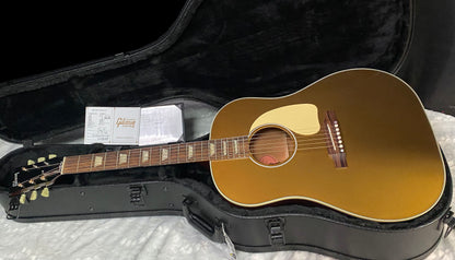 NEW! Gibson Acoustic J-45 Gold Top Acoustic-Electric Guitar - Gold Top - Custom Shop - Limited Edition - 4.1lbs - Authorized Dealer - G07802