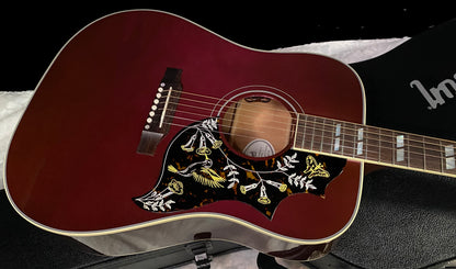 NEW ! Gibson Acoustic Hummingbird Standard Acoustic-Electric Guitar - Wine Red - 4.5lbs - G07804