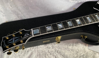 NEW! Gibson Les Paul Custom - Dealer Select - P90 Pick-Ups - VOS Ebony Finish - Custom Shop M2M - Authorized Dealer - Only 9.1 lbs - G07099