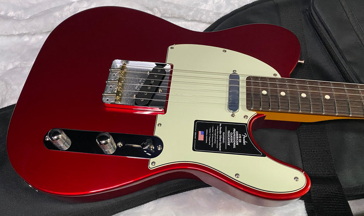 NEW! Fender Limited Edition American Professional Classic Telecaster - ONLY 7.5lbs - Silent System - Candy Apple Red - Authorized Dealer - G07800